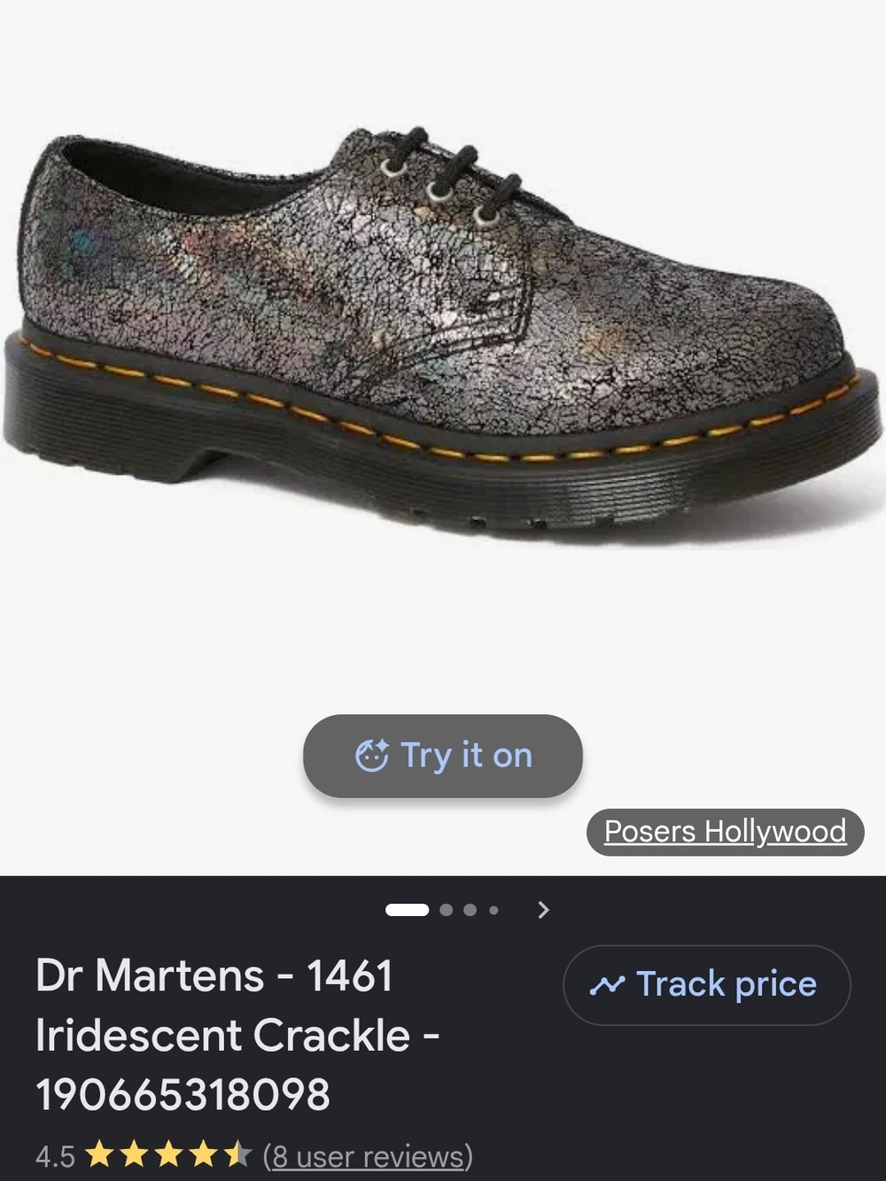 DR MARTENS 1461 Iridescent Crackle